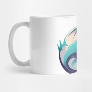 Dragon Pastel shades Shadow Silhouette Anime Style Collection No. 447 Mug